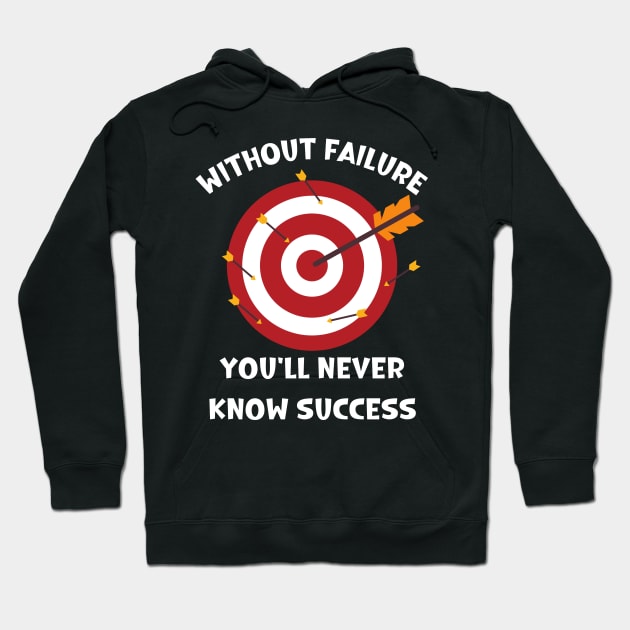 Without failure you'll never know success Hoodie by Mind Your Tee